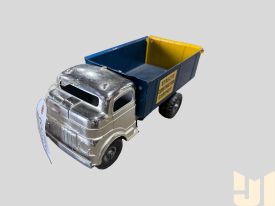 STRUCTO CONSTRUCTION COMPANY DUMPTRUCK, SILVER CAB BLUE BACK