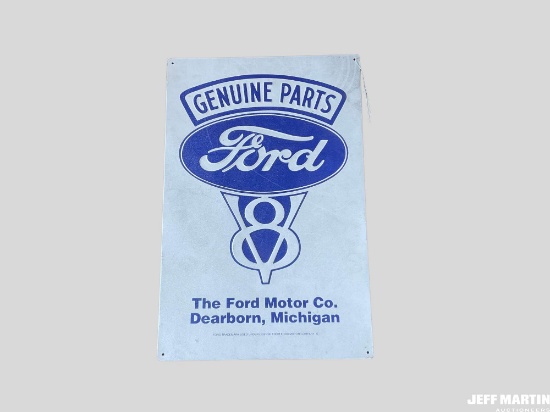 12”......X17 3/4”......, SINGLE SIDED, METAL, GENUINE PARTS FORD SIGN