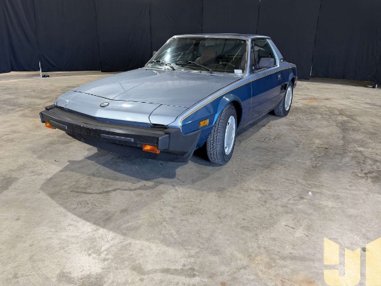 1986 FIAT BERTONE X 1/9 HARD TOP CONVERTIBLE VIN: ZBBBS00A3G7157851