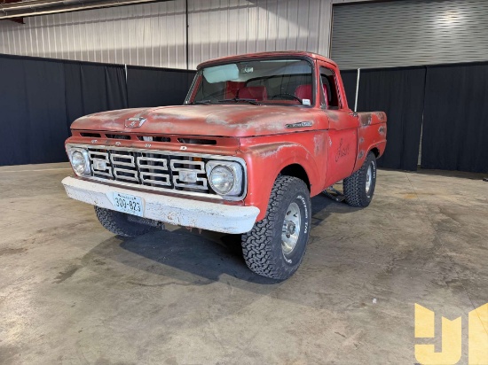 1964 FORD F100 4X4 SHORT BED PICKUP VIN: F25CP490209