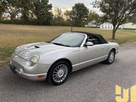2005 FORD THUNDERBIRD ANNIVERSARY EDITION POWER TOP CONVERTIBLE VIN: 1FAHP60A13Y114532