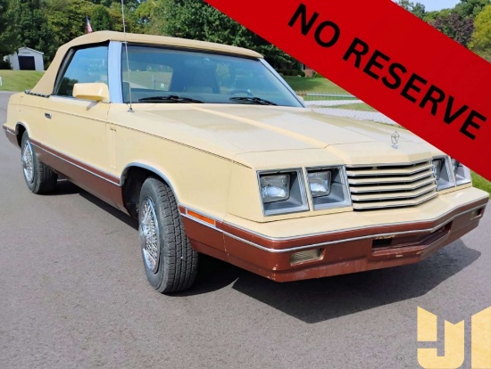 1983 DODGE 400 CONVERTIBLE VIN: 1B3BV55C7DG171160