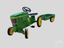 RESTORED ORIGINAL JOHN DEERE 7410 PEDAL TRACTOR COMPLETE WITH ITS