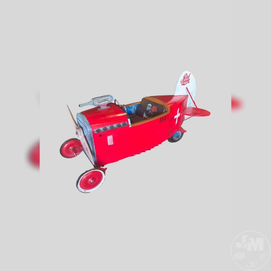RED BARON PLANE. CAME FROM RED BARON BAR IN DODGE CITY KANSAS. 72"X51"X40"