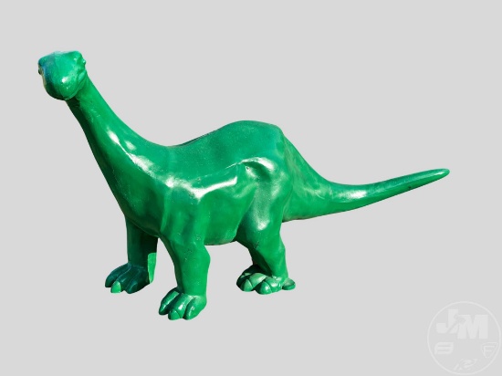8-FOOT-LONG SINCLAIR DINO DISPLAY STATUE CONSTRUCTED OF HEAVY CAST