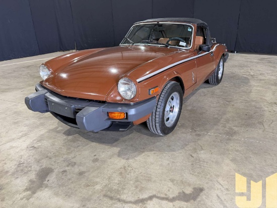 1979 TRIUMPH SPITFIRE 1500 CONVERTIBLE VIN: FM11032