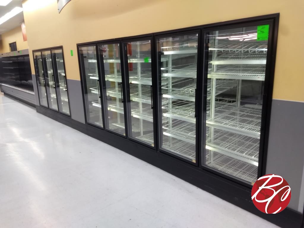 Lot Dairy Cooler With 8 Led Anthony Doors Proxibid Auctions