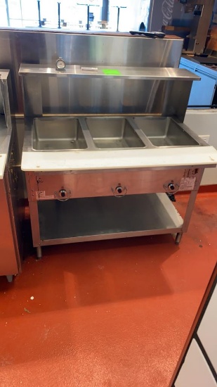 Duke E303M Stainless 3 Well Electric Steam Table