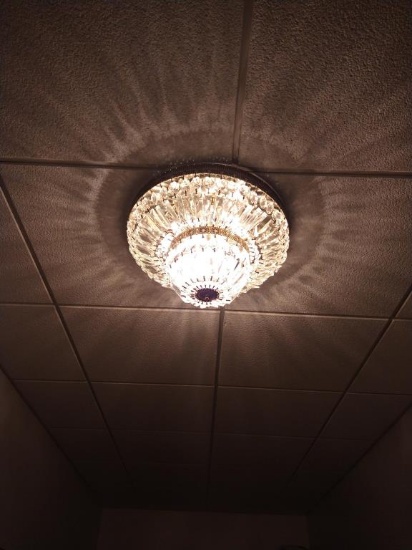 Ceiling Mounted Crystal Lighting