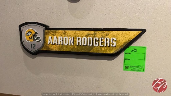 Aaron Rodgers Wall Decor (See Picture)