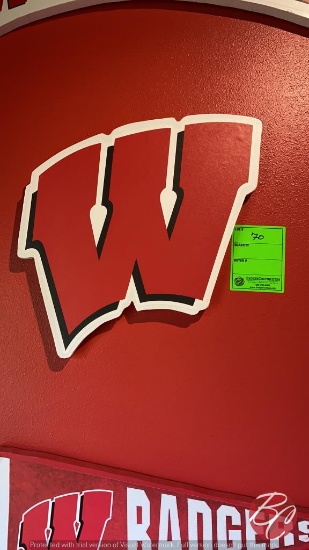 Wisconsin "W" Decor (See Picture)