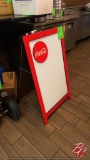 NEW Coca-Cola Double-Sided White Special Board