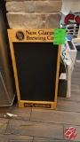 NEW New Glarus Brewing Only Wisconsin Chalk Board