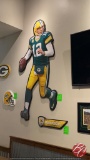 Aaron Rodgers Wall Decor (See Picture)