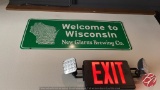 Welcome To Wisconsin New Glarus Tin