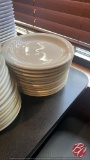 GFS 15-1 White Round Plates 7-1/2