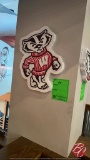 Wisconsin Badger Bucky Decor