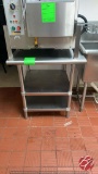 Stainless Steel Table W/ Backsplash 30