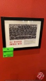 1942 Wisconsin Football Squad Framed Picture