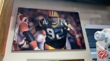 Large Fathead Green Bay Packer Reggie White Decor