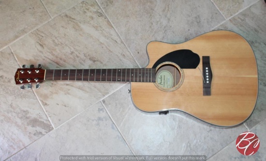 Fender Guitar (No Strings) With Soft Case