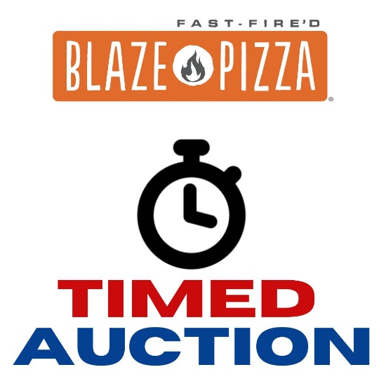 Blaze Pizza Timed Auction A1228