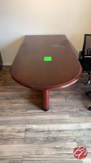 Walnut Finish Conference Table 72x36x24