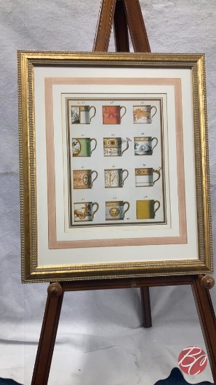 Framed Tea Cups