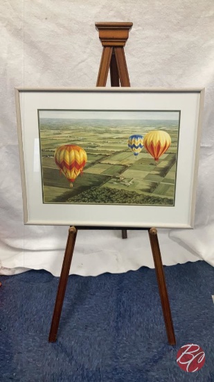 Three Hot Air Balloons by Harold Hansen