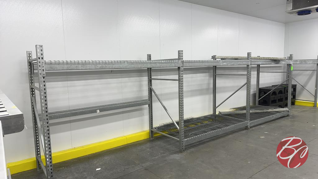 Interlake Tear Drop Galvanized Pallet Racking | Proxibid