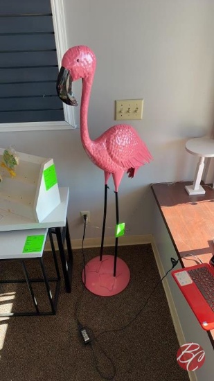 Large Metal Flamingo Statue 62"