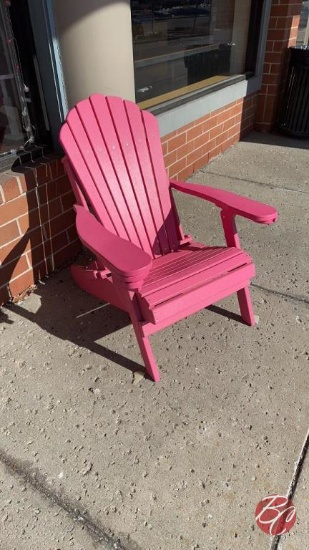 Pink Outside Chair