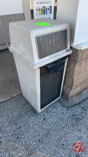 Rubbermaid Outside Garbage Can