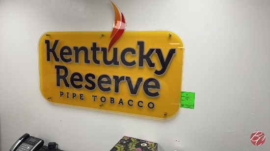 Kentucky Reserve Pipe Tobacco Sign 54-1/2" x 27"