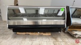 BKI CSWHT-8 Straight Glass 7 Pan Hot Case 8ft