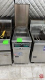 Pitco SRTG Natural Gas Deep Fryer W/ Casters 50lbs