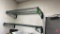 Green Coated Wall Mounted Metro Shelf 48
