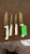 Stainless Steel Carving Knives W/ Rubber Handles