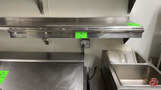 Stainless Steel Ticket Rail 44"