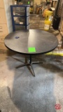 Wood Round Table W/ Heavy Duty Base 40
