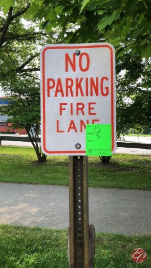 No Parking Fire Lane Sign