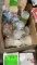 Assorted Lot Of Straws & Plastic Containers