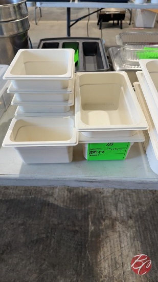 Cambro Inserts 1/9, 1/6 & 1/4 Size 4" Deep