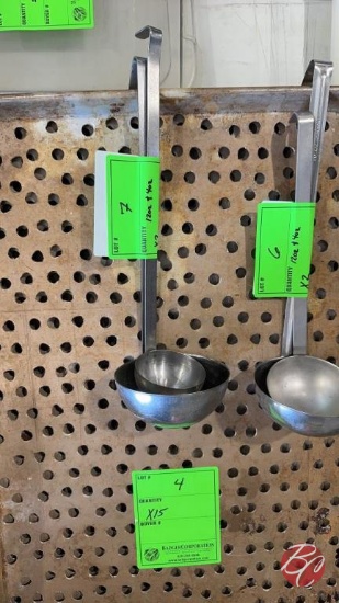 Stainless Steel Ladles 12oz & 4oz