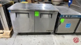 True TUC-48 Stainless 2-Door Worktop Cooler 48