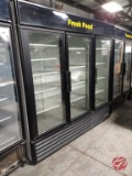 True GDM-72 Glass 3-Door Cooler W/ LED Lights