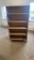 Wooden Shelving Unit On Casters