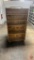 Wooden Shelving Unit On Casters