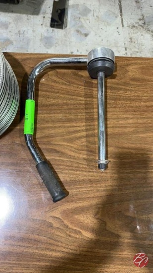 Chrome Shrink Wrap Holder W/ Rubber Handle