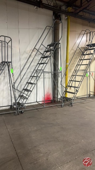 10- Step Rolling Safety Ladder